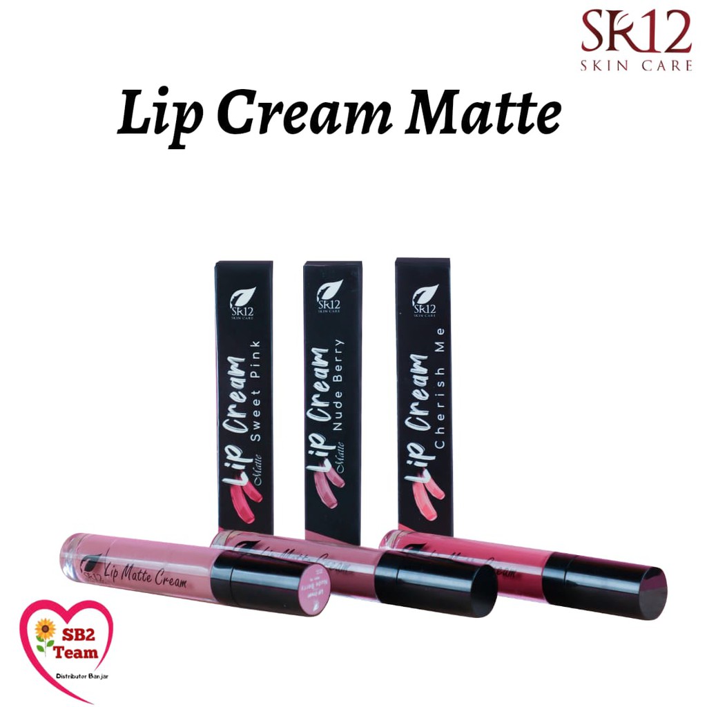 [COD] TERLARIS !! LIP MATTE CREAM SR12 BPOM / LIPSTIK MATTE UP/ BEBAS Agen SR12 Ciamis