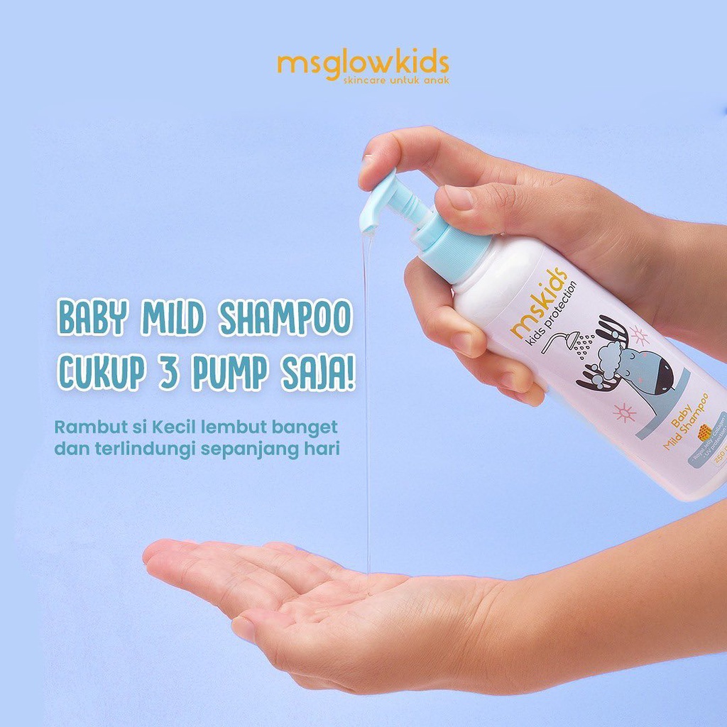 MSKIDS Baby Mild Shampoo Sampo Bayi Agar Rambut Lebat dan Halus