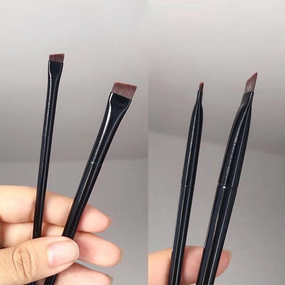 Pen Brush Aliseyeliner Kepala Miring Bahan Serat Halus Untuk Makeupkosmetik Wanita