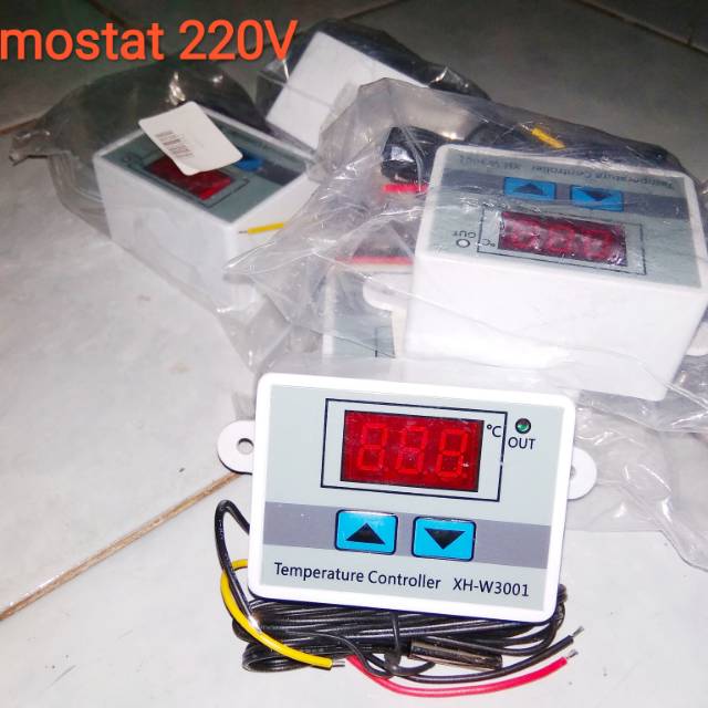 Thermostat digital 220V AC XH-3001 termostat mesin tetas telur