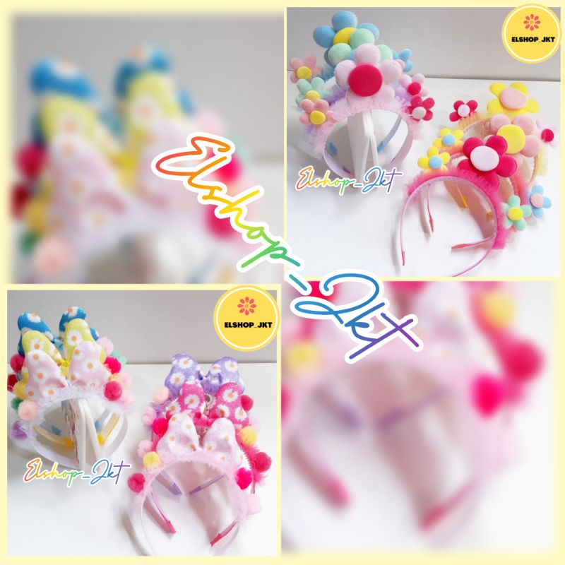 [COD] BANDO BUNGA & PITA ANAK LUCU /AKSESORIS RAMBUT ANAK/BANDO LUCU/AKSESORIS KEPALA /BANDO IMPOR