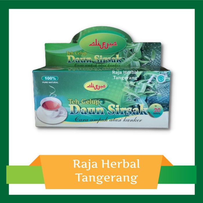 

Teh celup daun sirsak obat kanker tumor ganas 20 kantong