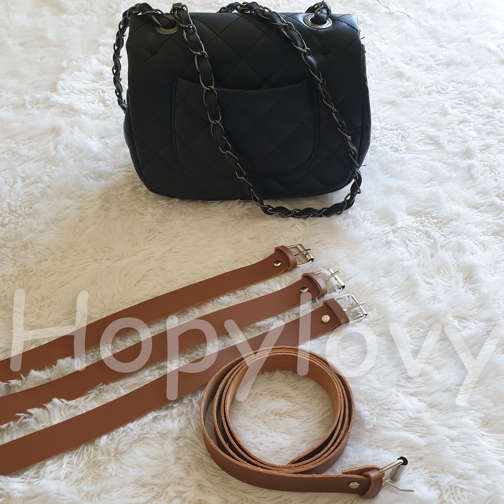 PROMO HOPYLOVY Ikat Pinggang Wanita / Belt Brown Kulit Sintetis