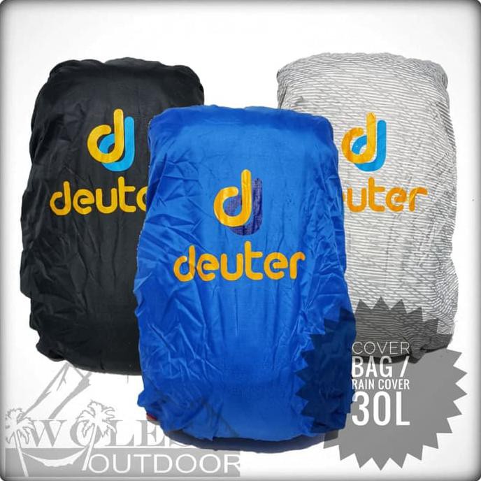 Cover Bag / Rain Cover 30 Liter / Pelindung Tas - Abu Abu Motif
