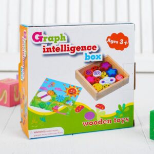 Graph Intelligence Box Wooden Toy - Mainan Puzzle Kayu Anak