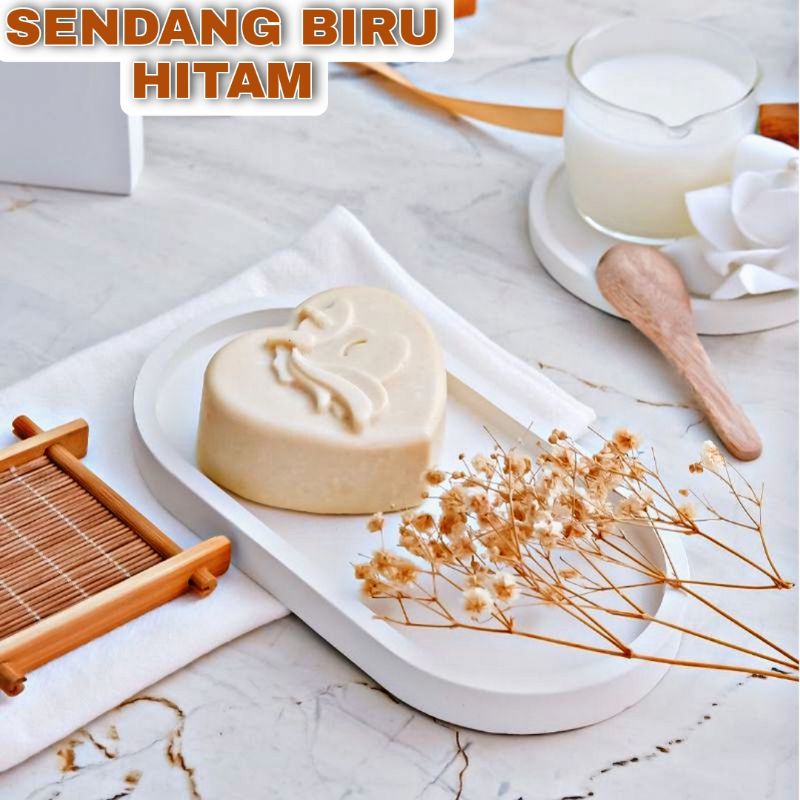 SABUN OLIVE OIL sendang biru hitam / Sabun organik / Sabun alami / Sabun bayi / Sabun minyak zaitun 