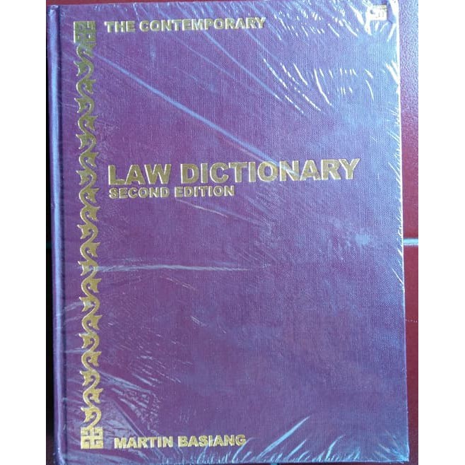 

Buku Hukum : The Contemporary Law Dictionary (Second Edition) Hard Cover ORIGINAL