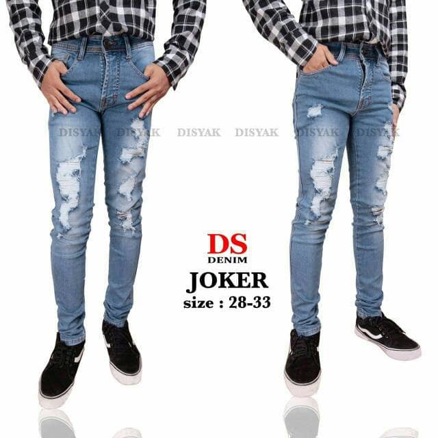 DISKON Celana JOKER Stretch Jeans Pria