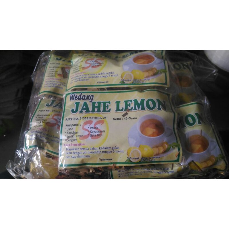 

Wedang Jahe Lemon