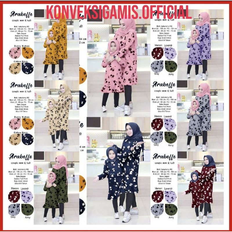 TERMURAH CUCI GUDANG  CP MOM KID BLEKY / BAJU COUPLE IBU ANAK BLEKY / CP BLEKY MURAH / COUPLE TUNIK 