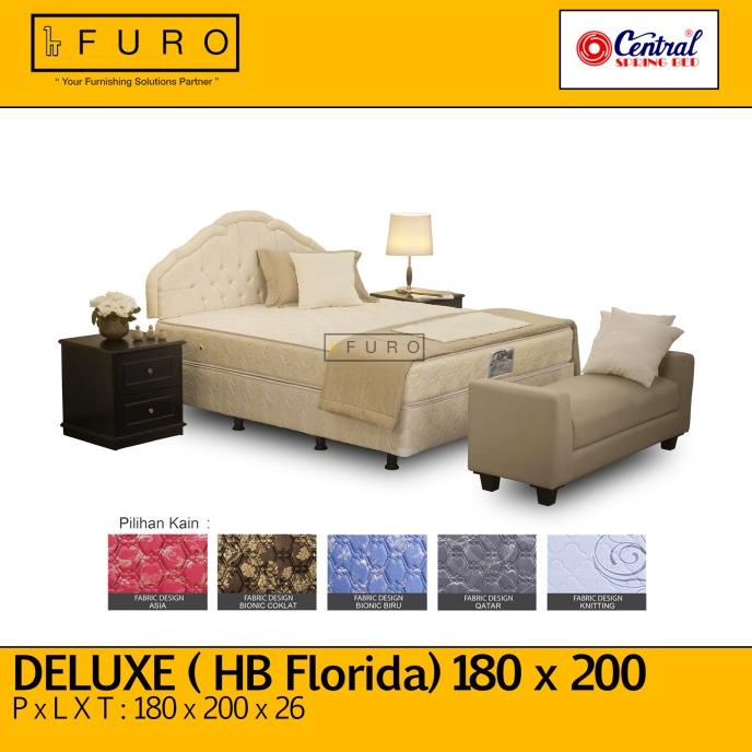 @@@@] Springbed 180 x 200 CENTRAL Deluxe ( HB Florida ) | FURO