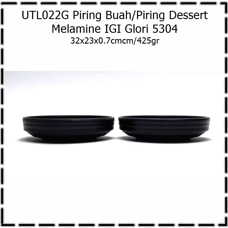 UTL022G Piring Buah/Piring Dessert Melamine IGI Glori 5304