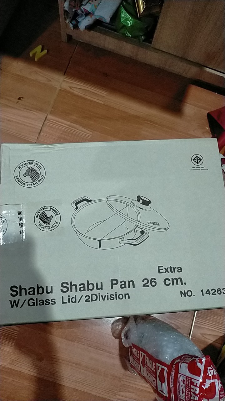 Panci Shabu Stainless Zebra Sekat 26cm 142631 (00230.00116)