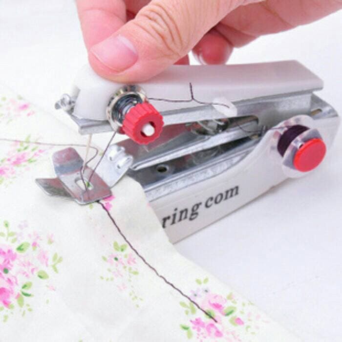 Mesin Jahit Portable Mini Spring Come / Mesin Jahit Tangan Springcome / Mesin Jahit Pakaian Model Staples Multifungsi / Mesin Jahit Manual / Spring Come Mini Sewing Kit Stapless