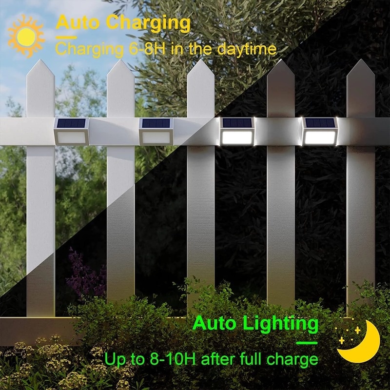 Lampu 3 LED Tenaga Surya Bentuk Segitiga Bahan Stainless Steel Anti Air Untuk Dekorasi Taman