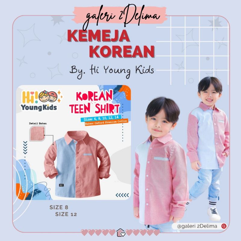 KOREAN TEEN SHIRT | BRAND : HI YOUNG KIDS
