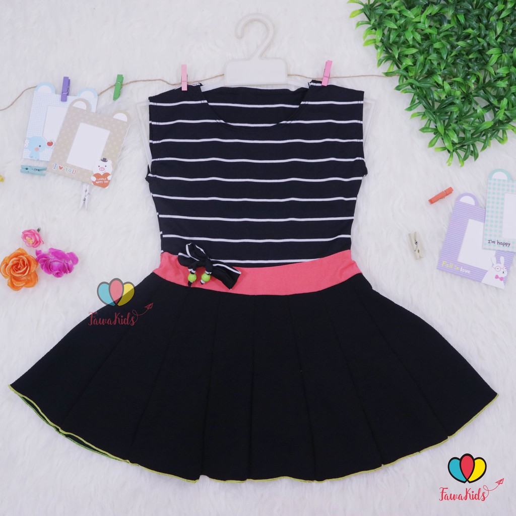 Dress Angel uk 2 th / Dress Balita Anak Perempuan Dres Yukensi Murah Pesta Kaos Tanktop Lucu Cewek