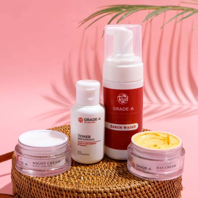Grade A Skincare (ryd) paket wajah normal + serum normal