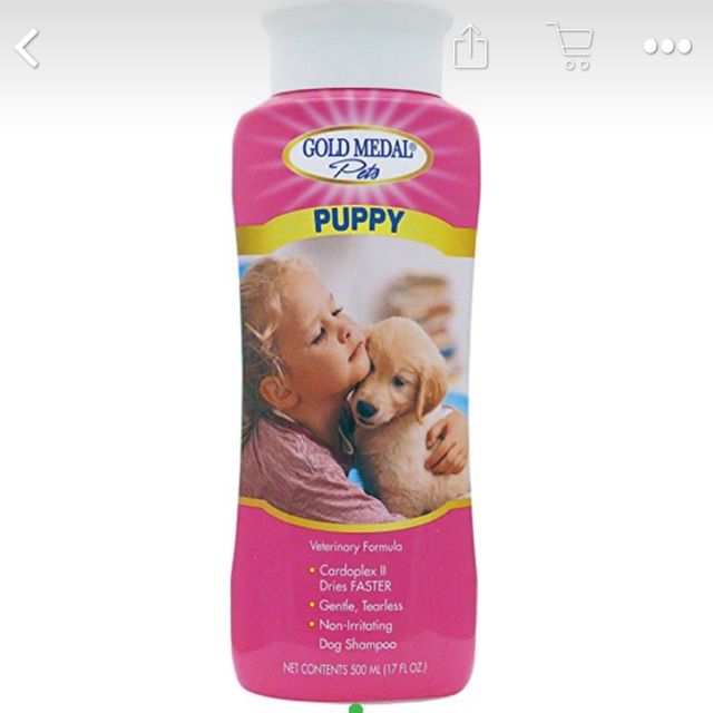 Shampoo puppy (anak anjing) Gold Medal 500 ml