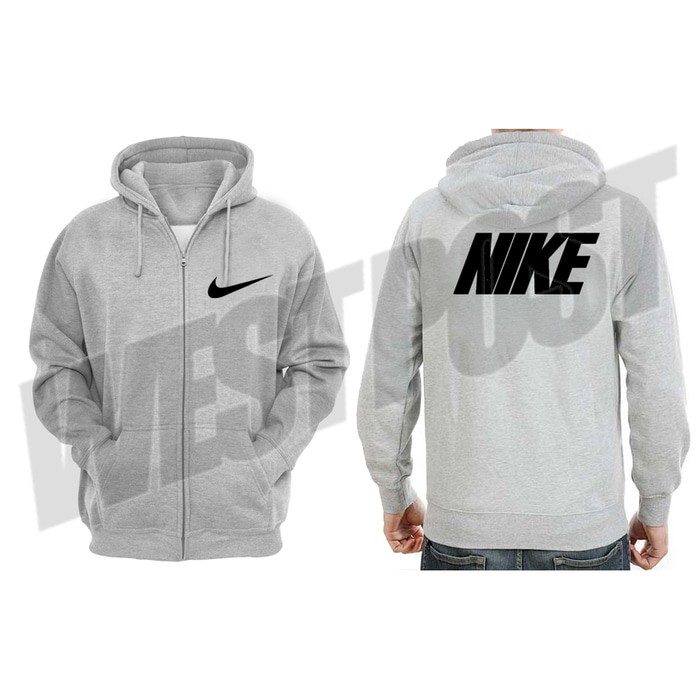JAKET HOODIE ZIPPER NIKE SPORT ABU ABU KEREN