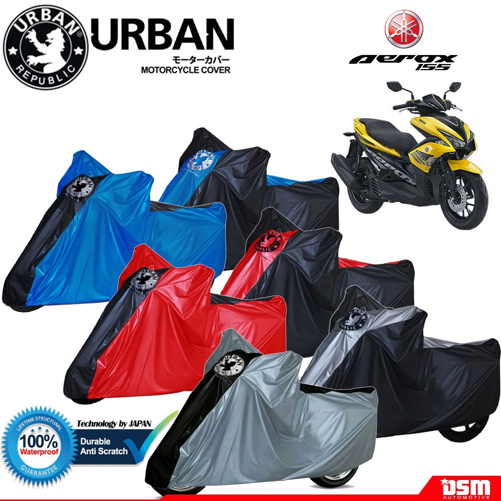 Urban Cover Motor Yamaha Aerox 100% Waterproof / Sarung Motor Aerox / DSM