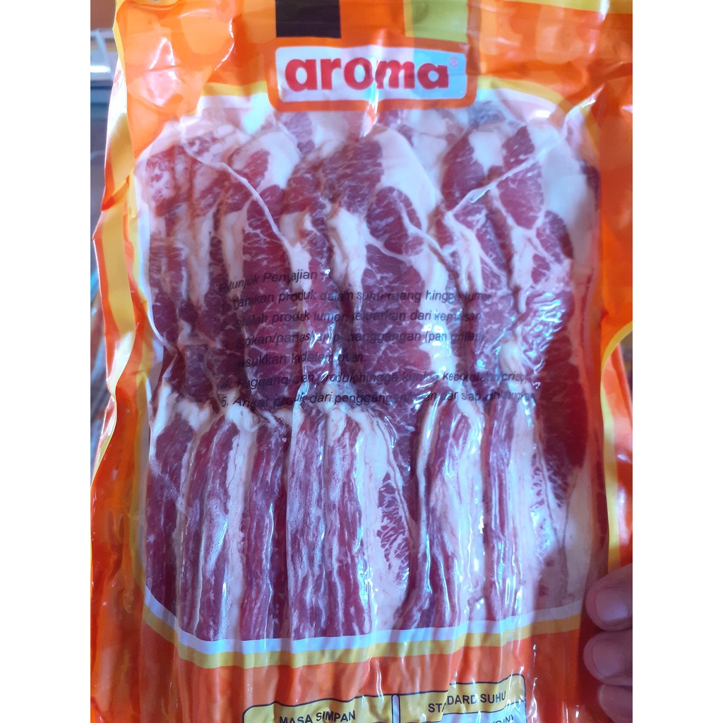 STREAKY BACON AROMA 'PREMIUM QUALITY' 1KG 100% ASLI BALI