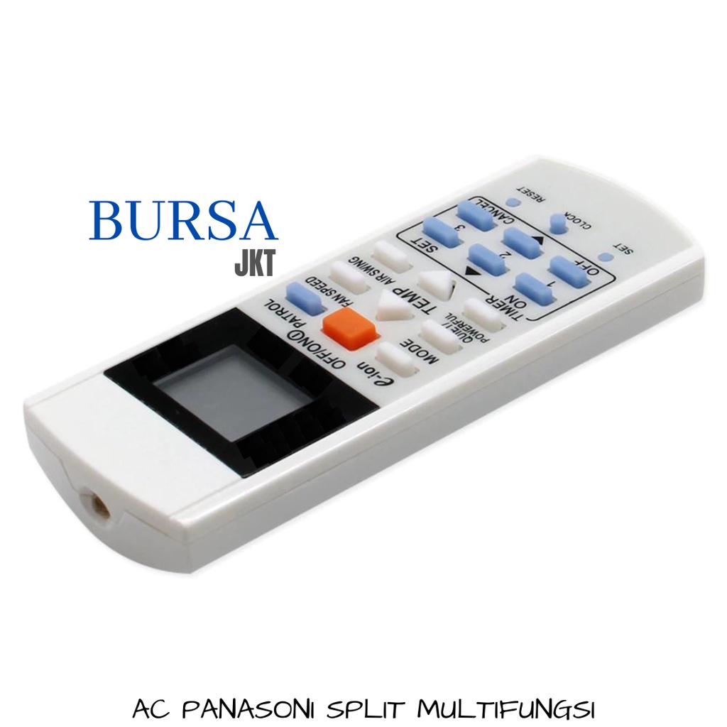 REMOTE AC PANASONI PNS SPLIT ION MULTIFUNGSI + DUS 1/2 - 2PK