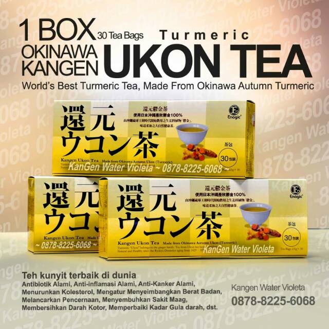 UKON TEA / TEH UKON / TEH KUNYIT ORGANIC OKINAWA JEPANG