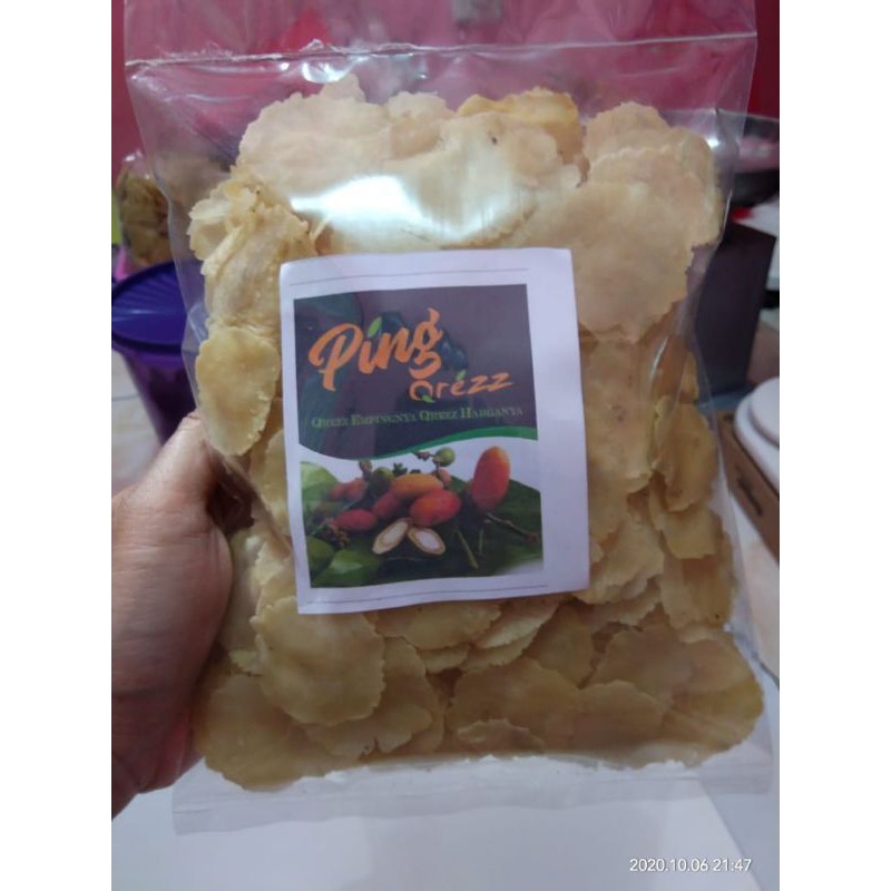 

emping melinjo/emping asli/emping menes 250 gram (biji melinjo satu & dua)