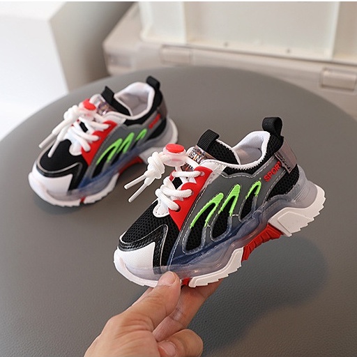 Chunghee Sepatu Anak Sport Sneaker Anak Size 21-30 Usia 1-5 Tahun