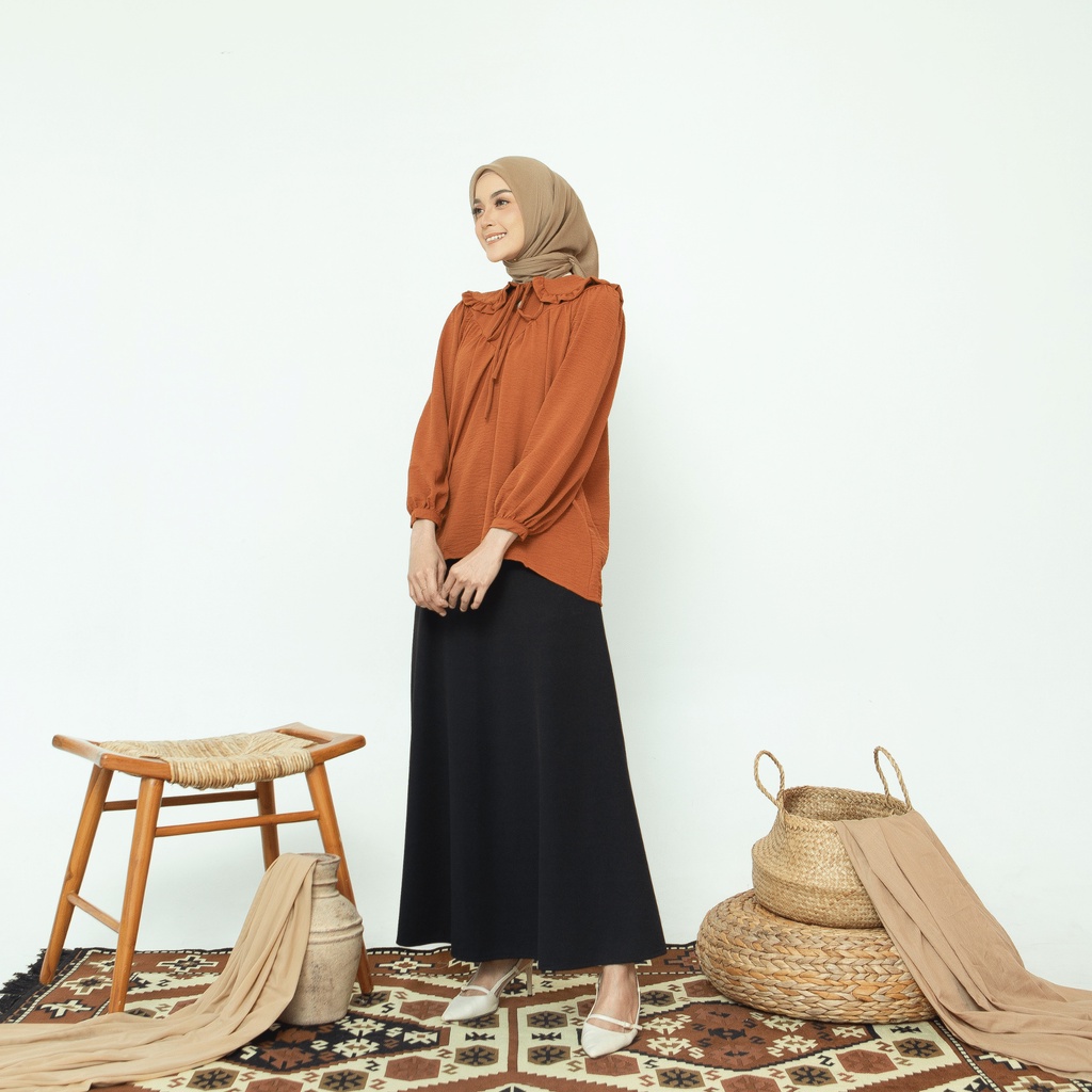 ALEA ROK SKIRT KNIT - A Line / Bawahan / Rok Wanita By Umnawear-Black