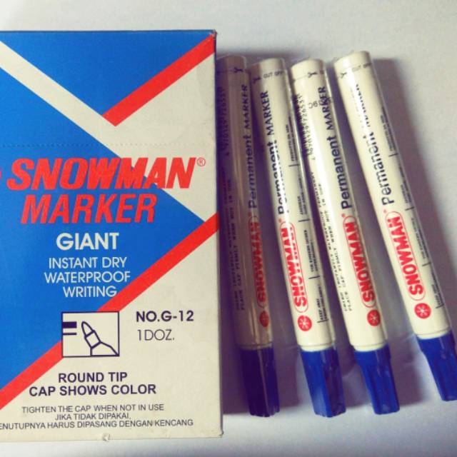 

SPIDOL SNOWMAN PERMANENT MARKER
