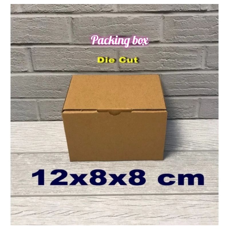 

Kardus uk.12x8x8 cm box/karton die cut untuk packing dll