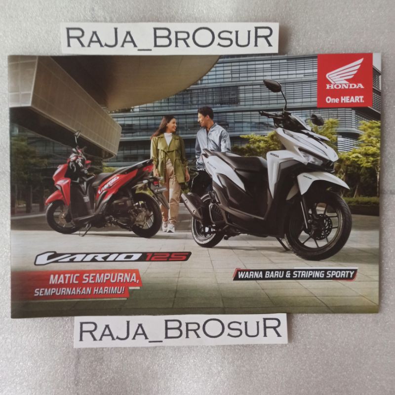 Poster brosur Honda Vario 125 CBS feat CBS-ISS