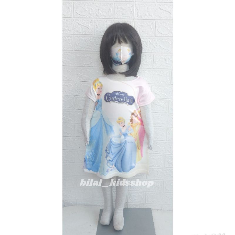 DRESS SCUBA ANAK ( FREE MASKER )/DRESS ANAK