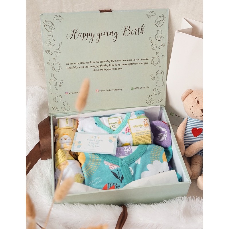 Paket Kado/Hampers Bayi Mix Velvet Junior/Gift Set bayi-3