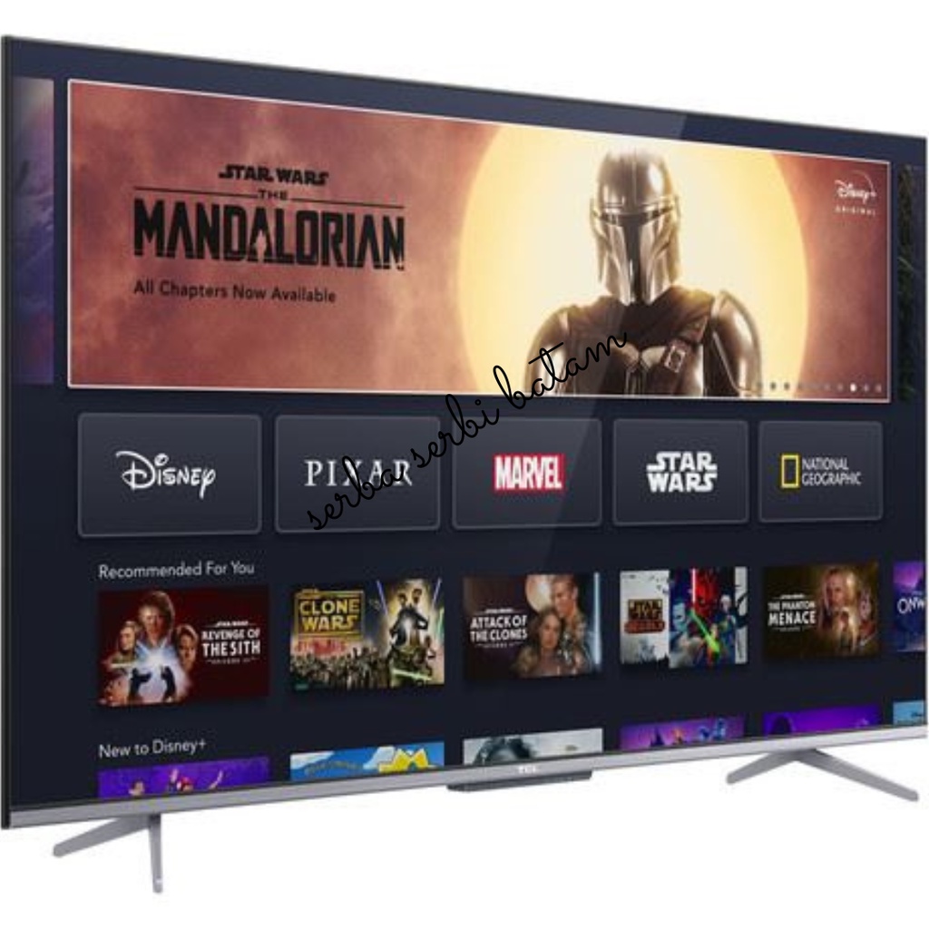 TCL UHD 4K TV 55P725 55 P725 P 725 ANDROID 11 HANDS BATAM