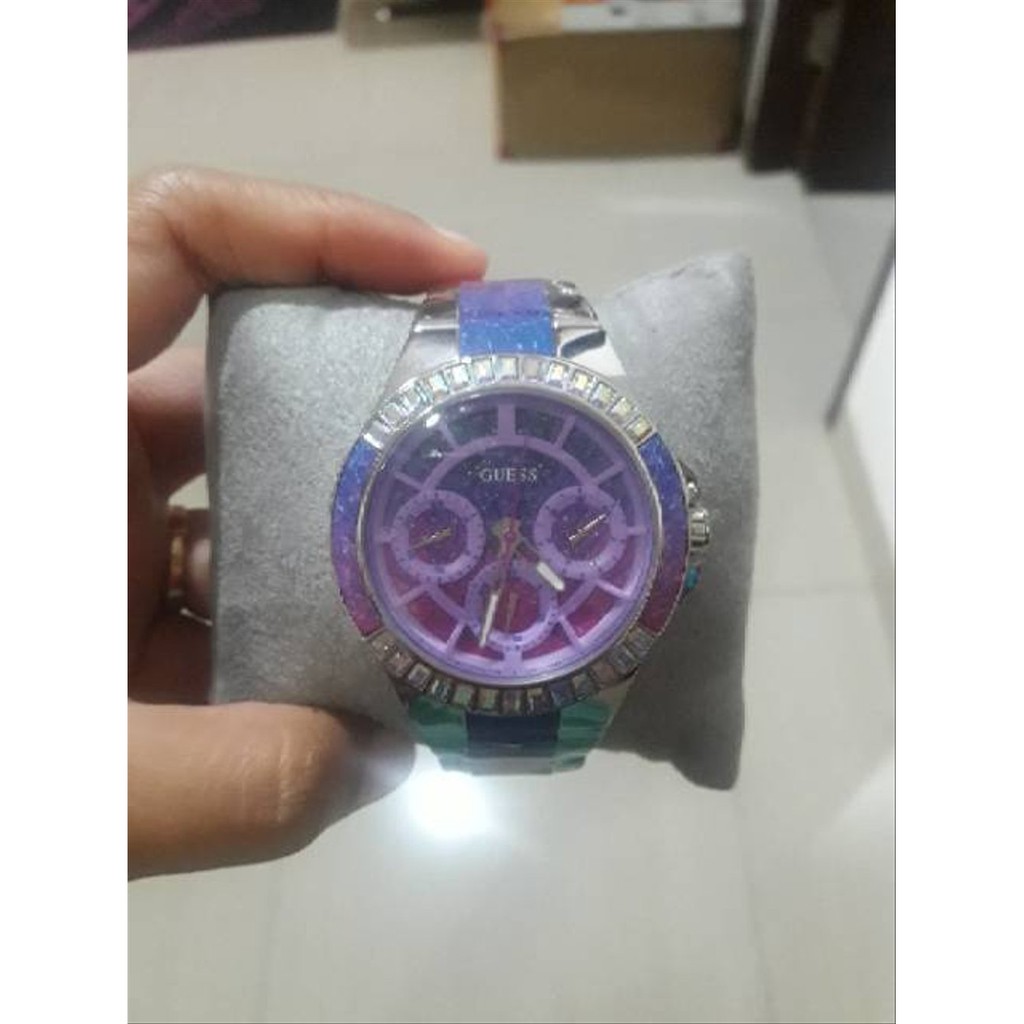 jam tangan guess original store mall sale 70 pinkpurple grab it fas