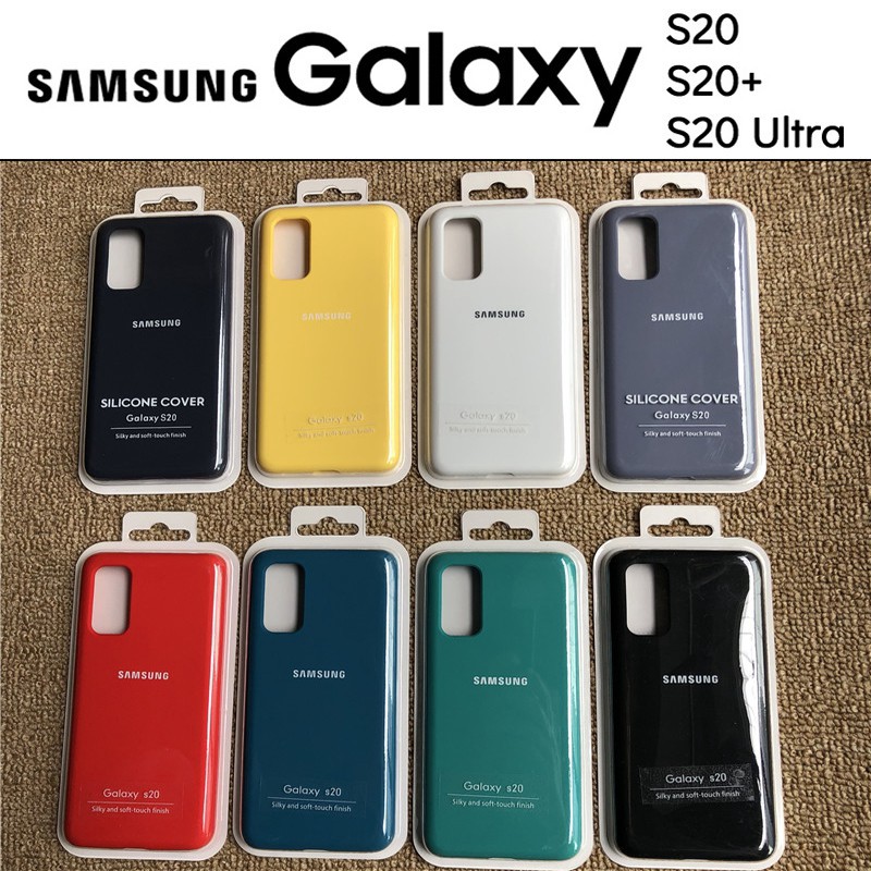 Samsung Galaxy S20 Plus S20Plus S20+ Silicone Full Cover Soft Case Casing Original