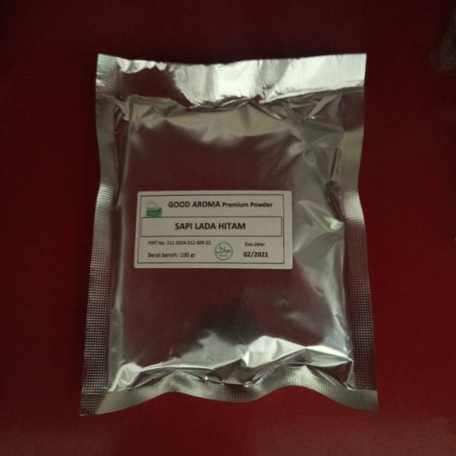 

Bumbu Tabur sapi lada hitam 100 gram, Bubuk Rasa sapi lada hitam Powder Murah Enak Halal Good Aroma