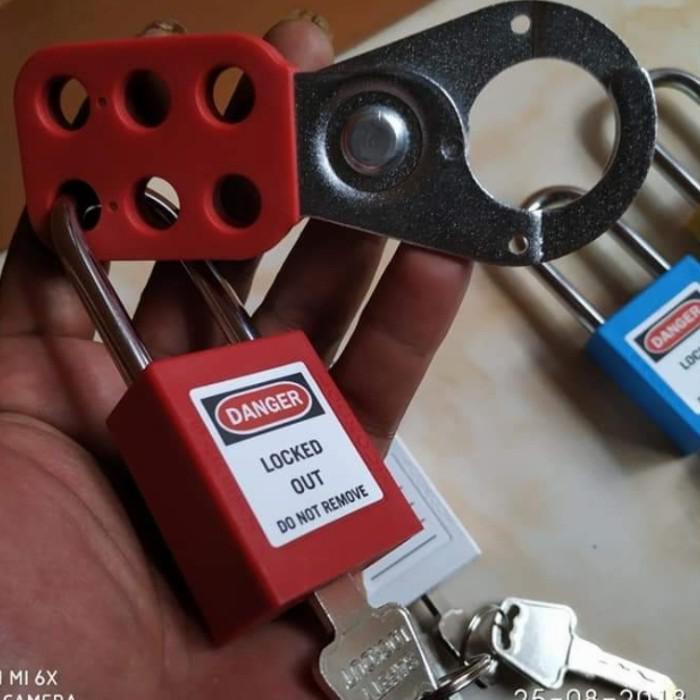 Loto Padlock - Safety Padlock - Merah