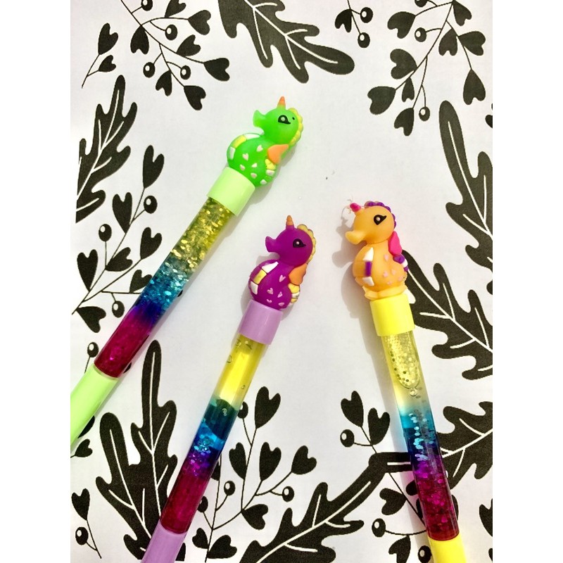 

MOSSYA PULPEN GEL DINO GLITER / PULPEN KARAKTER DINO