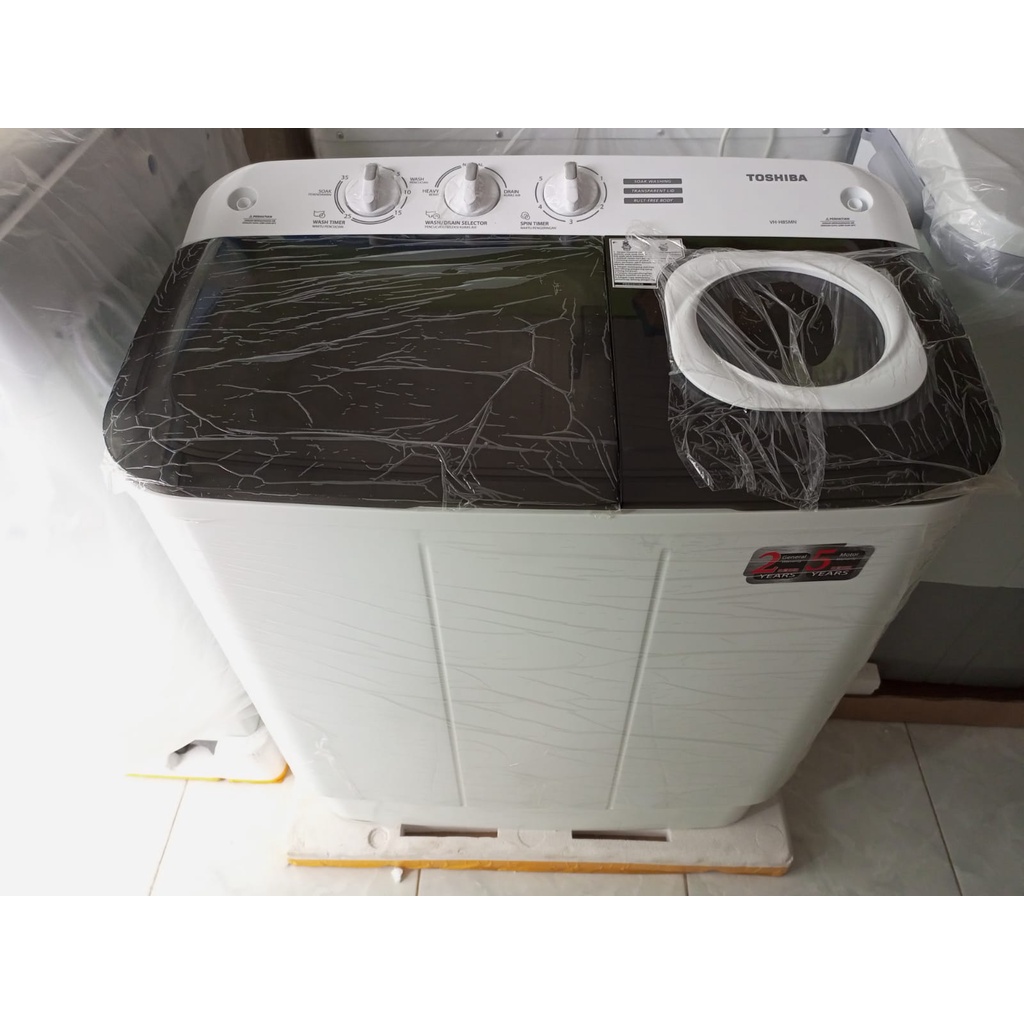 Mesin Cuci 2 Tabung Toshiba VH-H85MN 8KG LOW WATT
