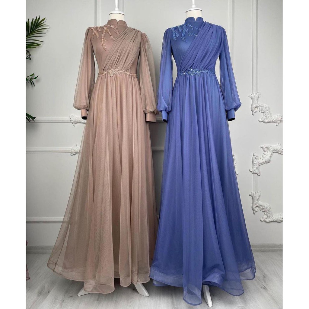 Gaun Tile/ Gaun Simple/ Gaun Wanita