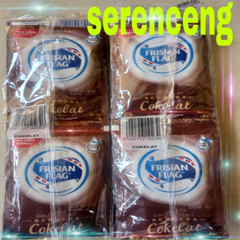 

susu frisian flag coklat sachet kental manis