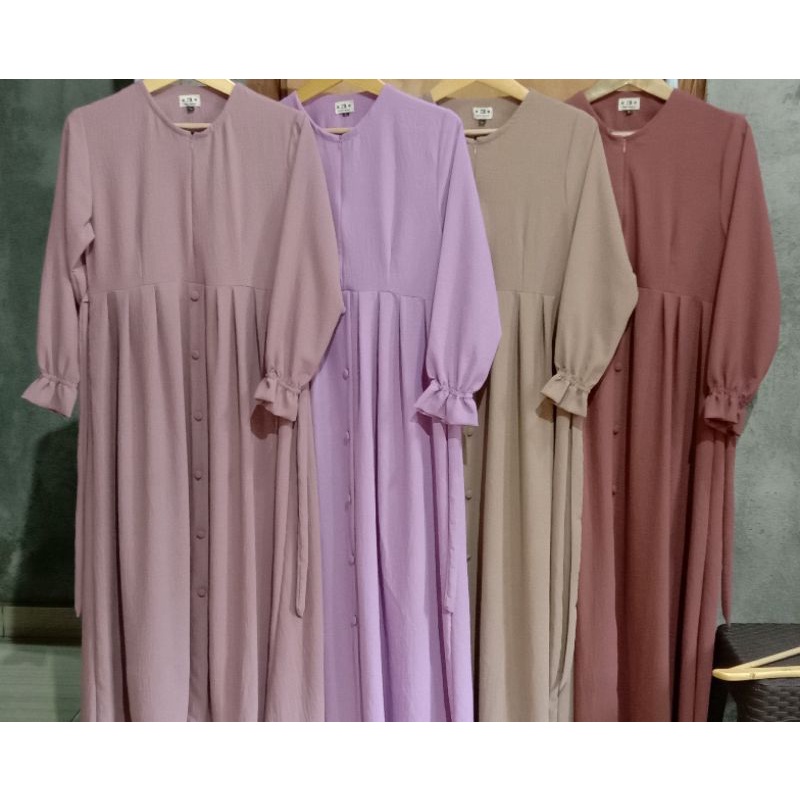 Azima Dress // Gamis terbaru Crinkle size M L XL