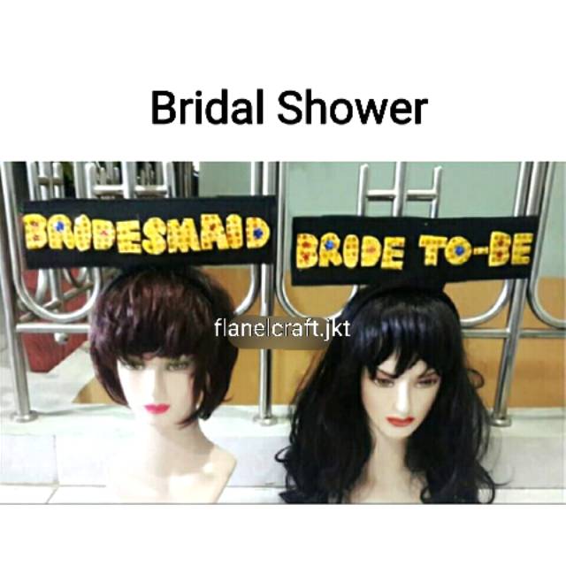 Bando bridal shower / Bridal shower headband