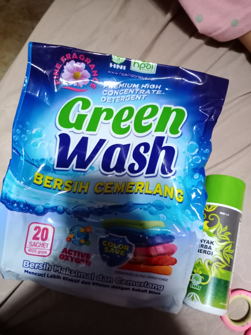 Green Wash Deterjen Hni Hpai