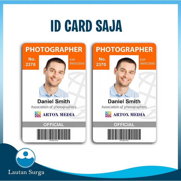 

Print Cetak ID Card Custom 1 Atau 2 Sisi Bahan PVC Berkualitas Lebih Awet