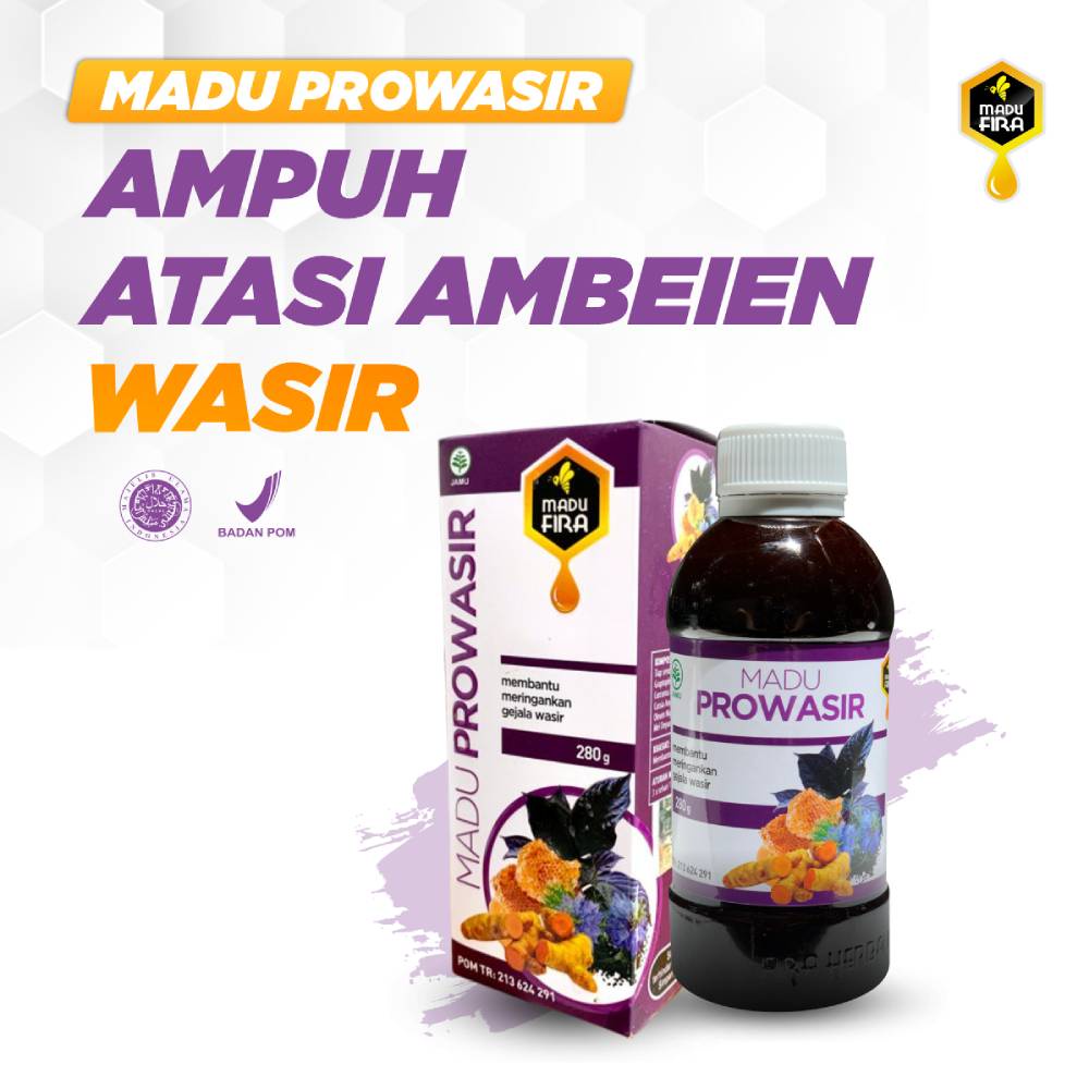 PROWASIR Madu Prowasir PRO WASIR Obat Herbal Wasir Ambeien Ambeyen Benjolan Anus BAB Berdarah Gatal Pada Anus Susah BAB Mukosa Anus